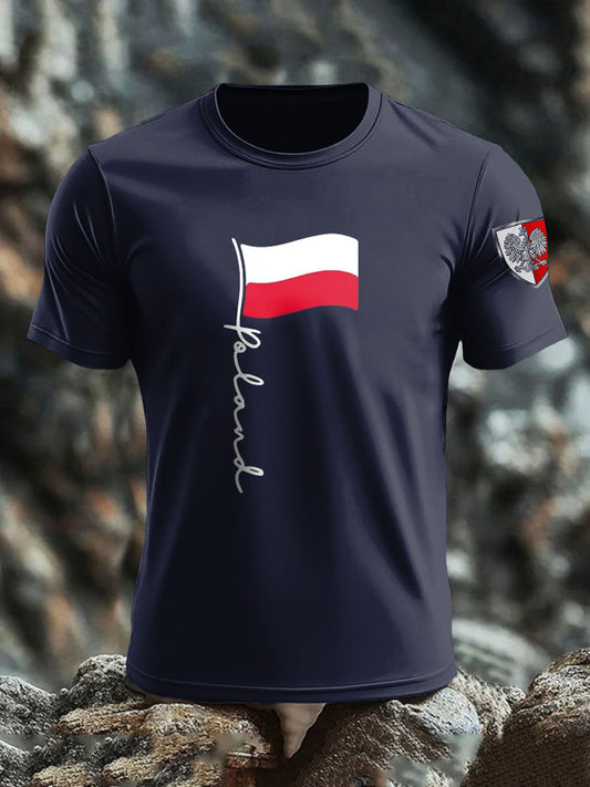 Drukowane Vintage Fashion luźne Koszulka z krótkim rękawem