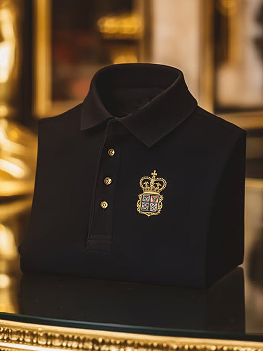 Męska koszulka polo w stylu retro, idealna na wakacje i do pracy