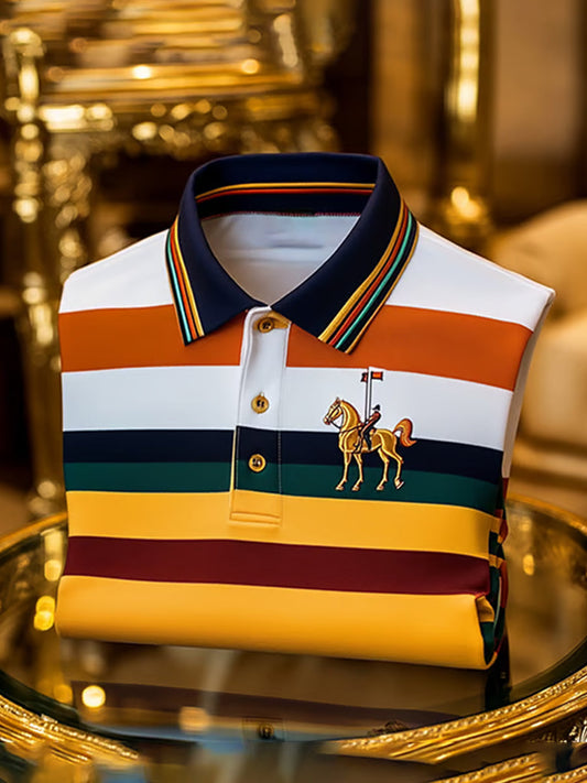 Męska koszulka polo Vintage Holiday Business Casual