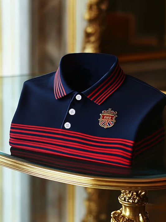 Męska koszulka polo Vintage Holiday Business Casual