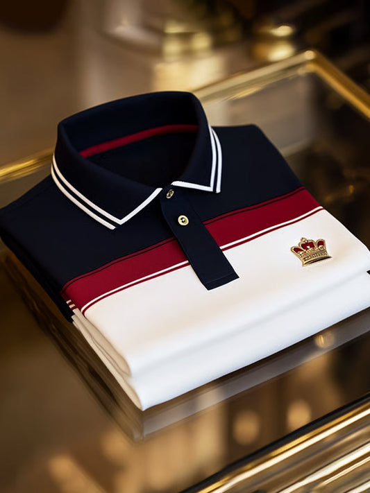 Męska koszulka polo Vintage Holiday Business Casual