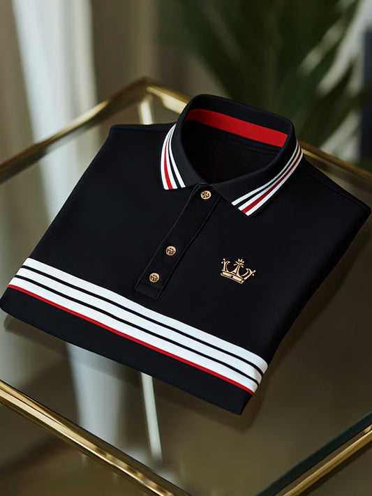 Męska koszulka polo Vintage Holiday Business Casual