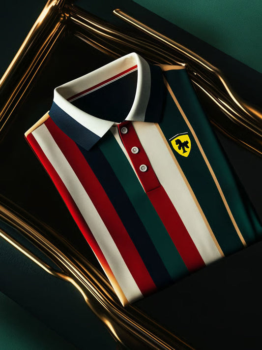 Męska koszulka polo Vintage Holiday Business Casual