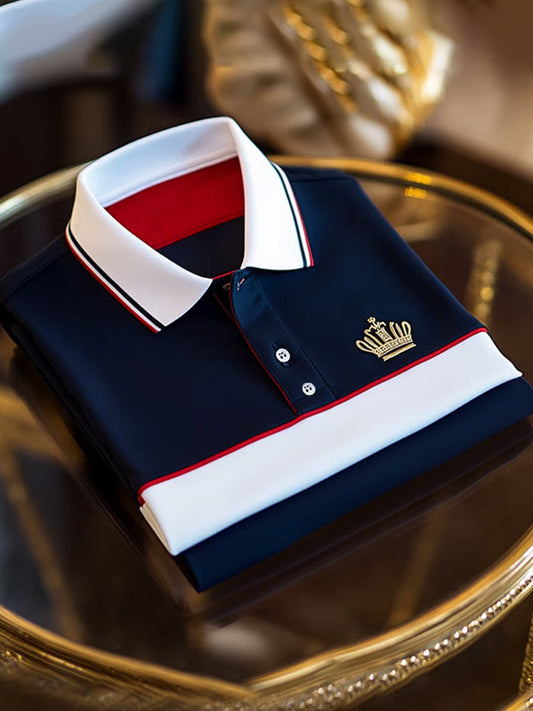 Męska koszulka polo Vintage Holiday Business Casual