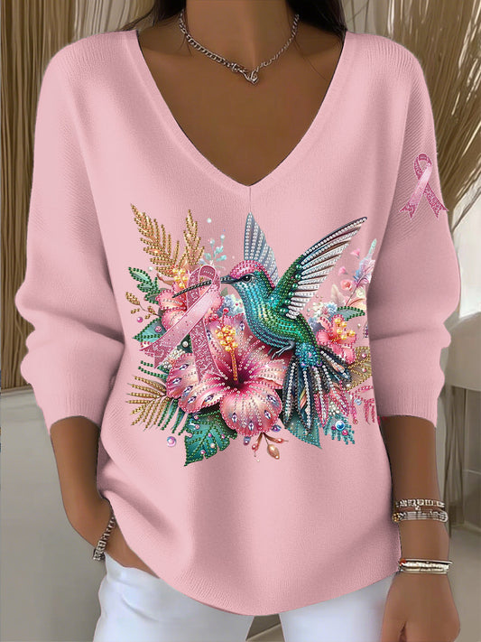 Damski Vintage Koliber Wstążka Rhinestone Top z dekoltem w szpic