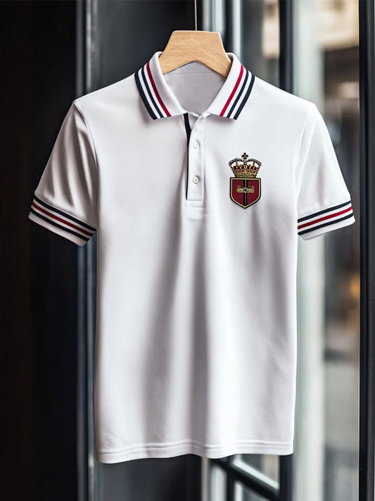 Męska koszulka polo Vintage Holiday Business Casual