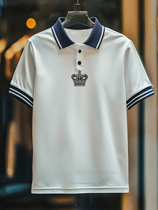 Męska koszulka polo Vintage Holiday Business Casual