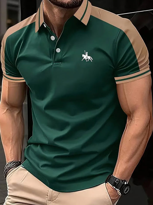 Męska koszulka polo Vintage Holiday Business Casual