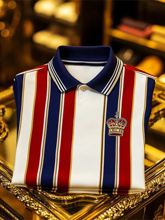 Męska koszulka polo Vintage Holiday Business Casual