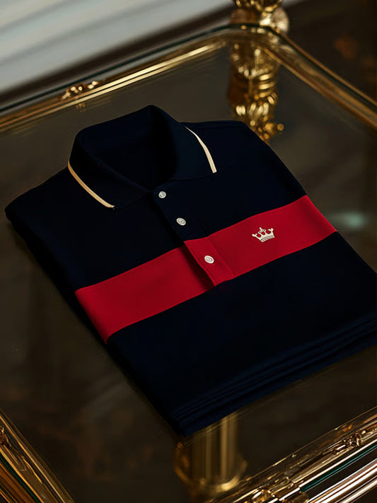 Męska koszulka polo Vintage Holiday Business Casual