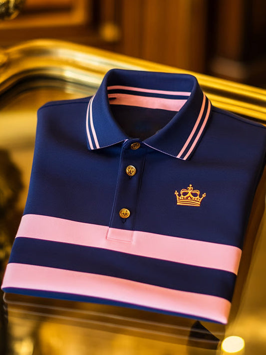 Męska koszulka polo Vintage Holiday Business Casual