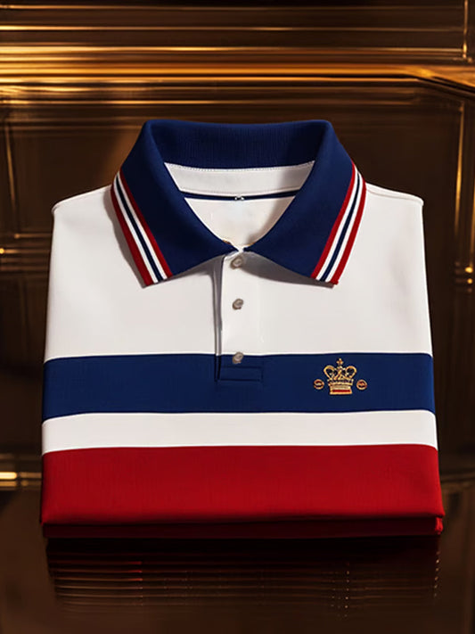 Męska koszulka polo Vintage Holiday Business Casual