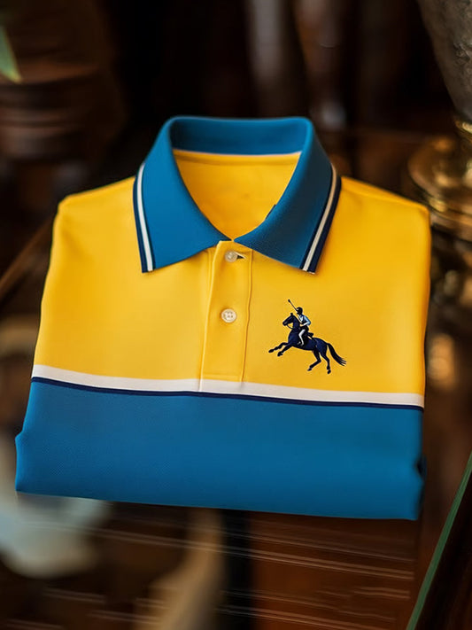 Męska koszulka polo Vintage Holiday Business Casual