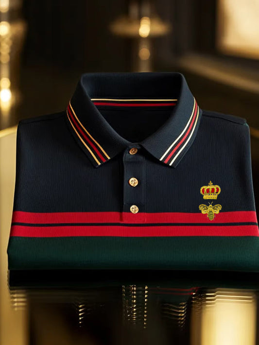 Męska koszulka polo Vintage Holiday Business Casual