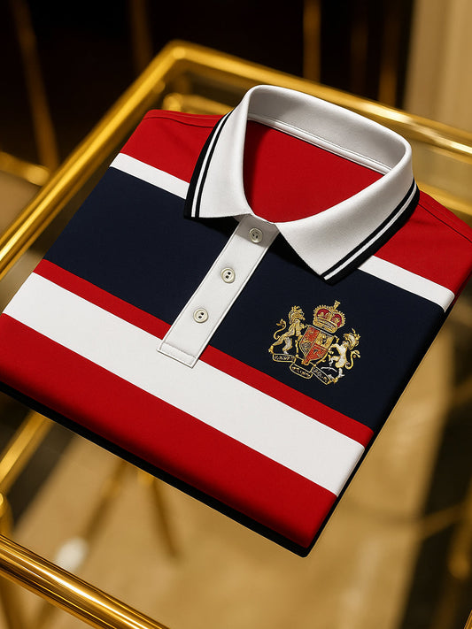 Męska koszulka polo Vintage Holiday Business Casual