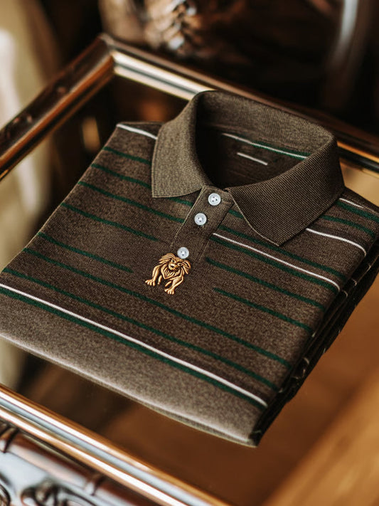 Męska koszulka polo Vintage Holiday Business Casual