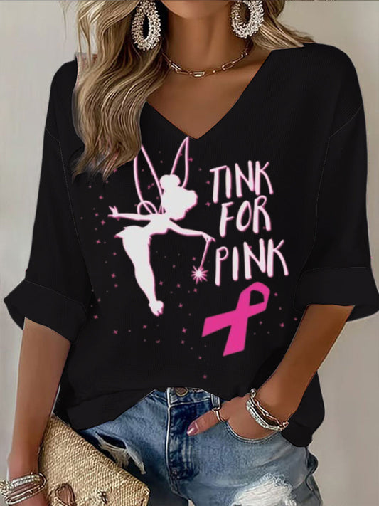 Damska koszula z długim rękawem z czarną wstążką z dekoltem w szpic