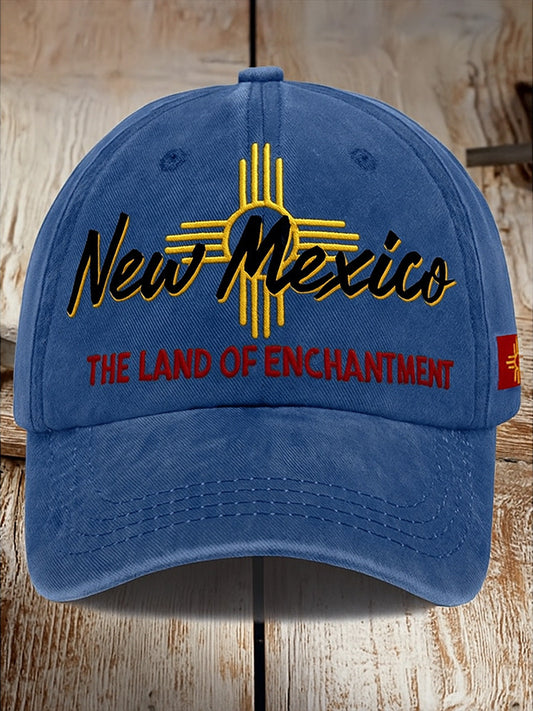 Stój silny z czapką baseballową Ruidoso New Mexico z nadrukiem Vintage Retro Unisex Resort