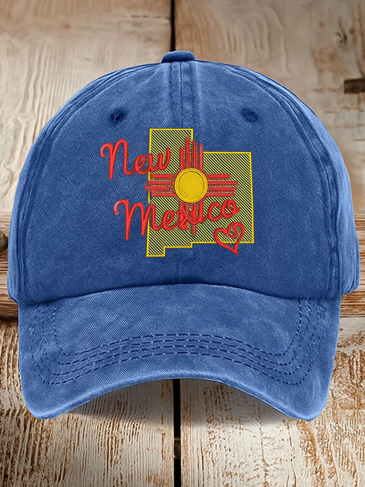 Stój silny z czapką baseballową Ruidoso New Mexico z nadrukiem Vintage Retro Unisex Resort