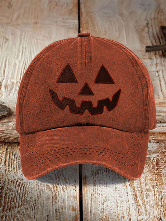 Kapelusz z nadrukiem na Halloween Unisex Dynia Smile