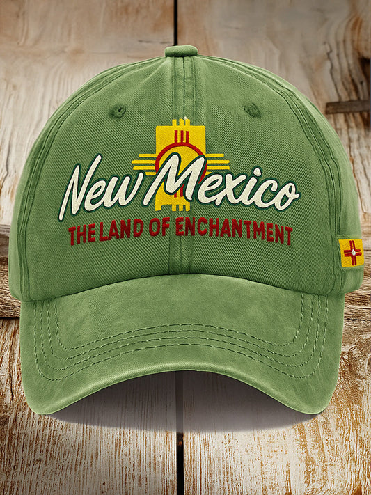 Stój silny z czapką baseballową Ruidoso New Mexico z nadrukiem Vintage Retro Unisex Resort