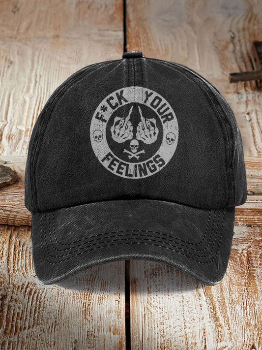 Kapelusz z nadrukiem na Halloween Unisex Skeleton