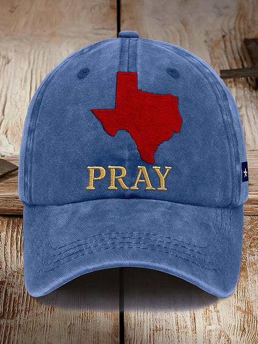 🙏💔Dołącz do nas w modlitwie za Tek sas.🙏Czapka baseballowa retro z silnym nadrukiem Texas