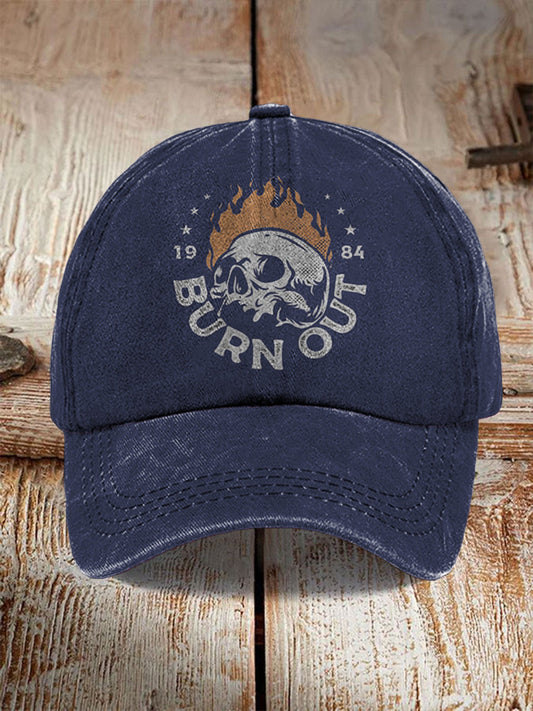 Czapka z nadrukiem na Halloween Unisex Skull & Bones