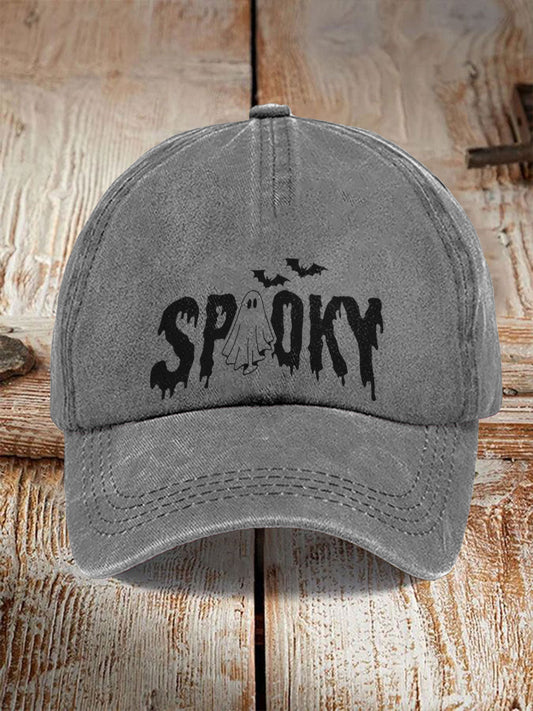 Kapelusz z nadrukiem ducha na Halloween unisex