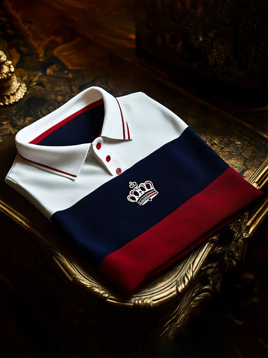 Męska koszulka polo Vintage Holiday Business Casual