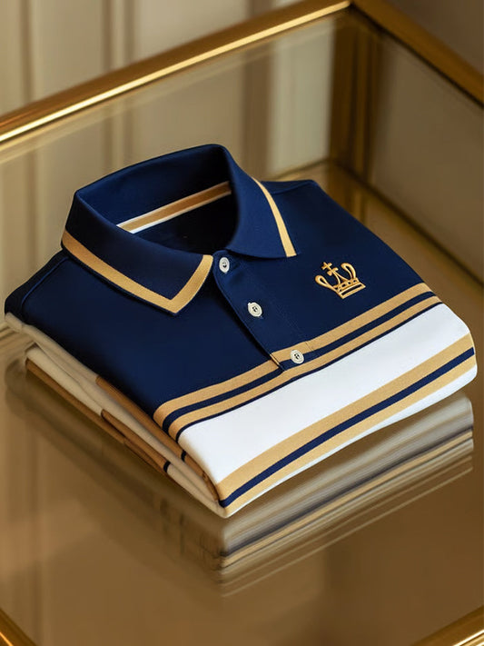 Męska koszulka polo Vintage Holiday Business Casual