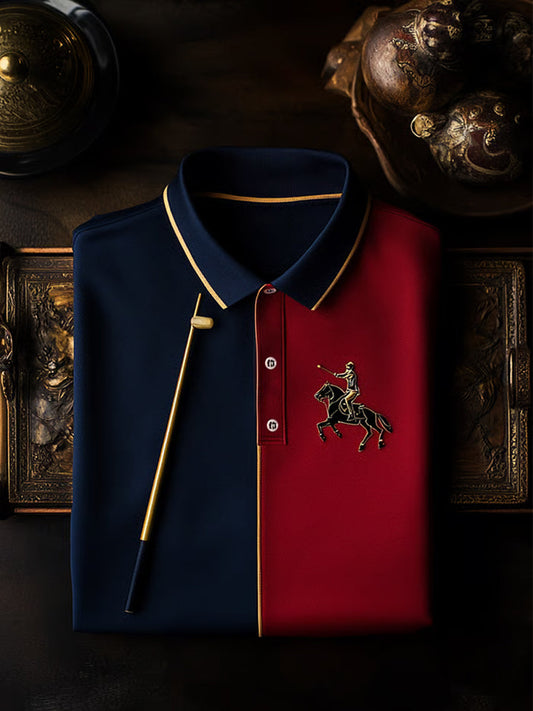 Męska koszulka polo Vintage Holiday Business Casual