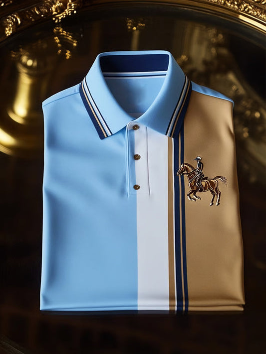 Męska koszulka polo Vintage Holiday Business Casual