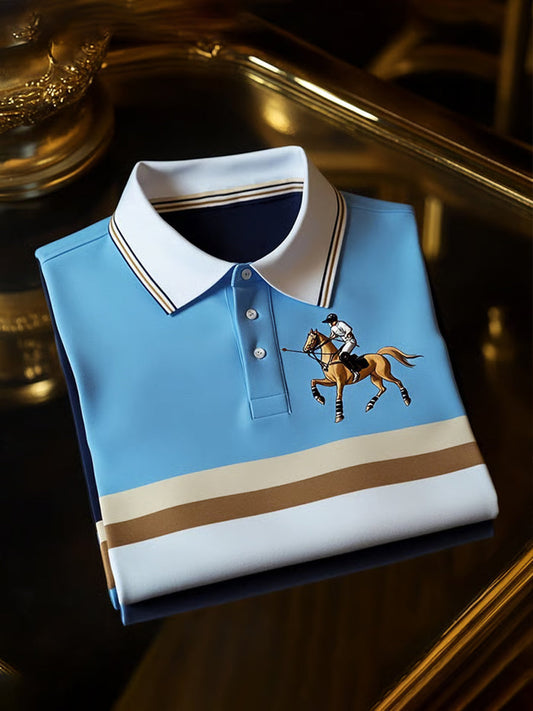 Męska koszulka polo Vintage Holiday Business Casual