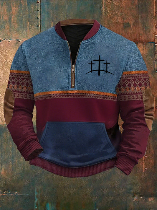 Męska bluza w stylu vintage Art Faith Casual