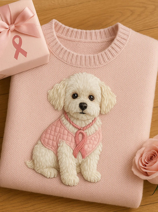 Damski odbitowy top z nadrukiem zwierzęcym