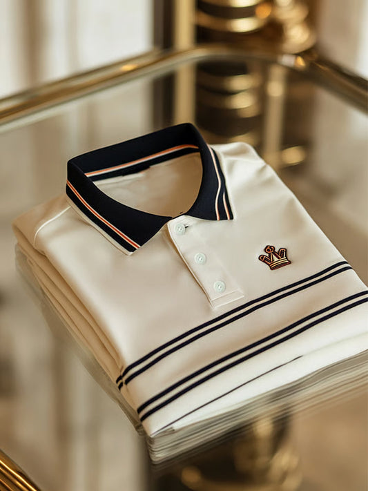 Męska koszulka polo Vintage Holiday Business Casual