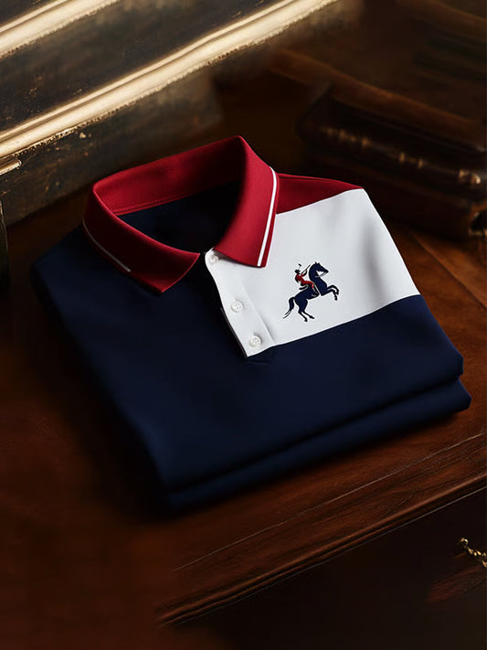 Męska koszulka polo Vintage Holiday Business Casual