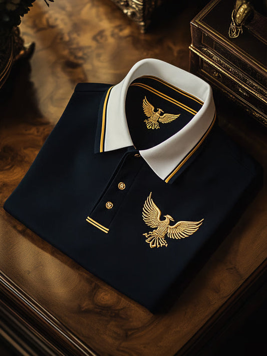 Męska koszulka polo Vintage Holiday Business Casual