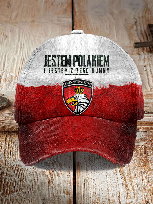 Czapka baseballowa z godłem białego orła