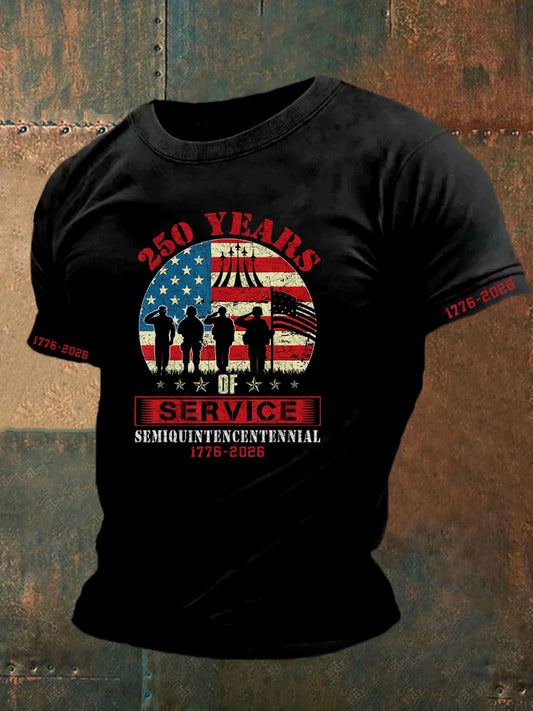 Męska koszulka z krótkim rękawem US Army Anniversary