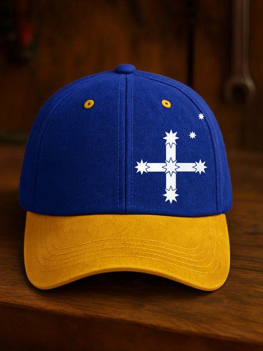 Kapelusz unisex z australijskim nadrukiem artystycznym