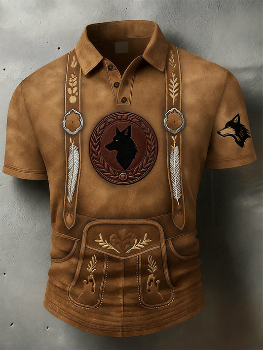 Męska koszulka polo Vintage Holiday Business Casual