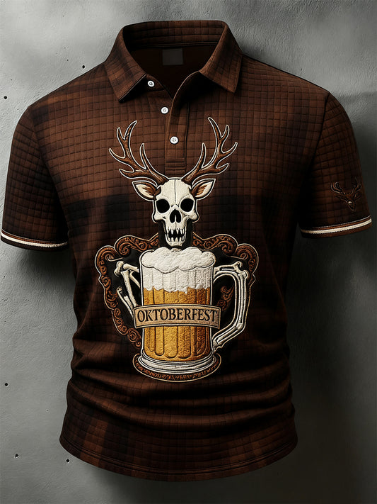 Męska koszulka polo Vintage Holiday Business Casual