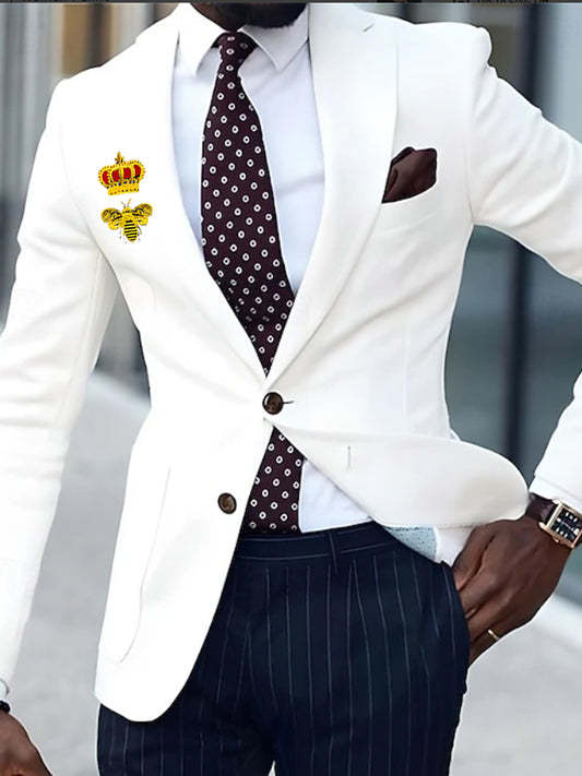 Męska kurtka biznesowa w stylu vintage