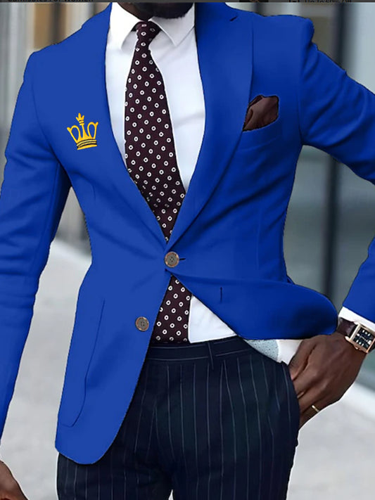 Męska kurtka biznesowa w stylu vintage