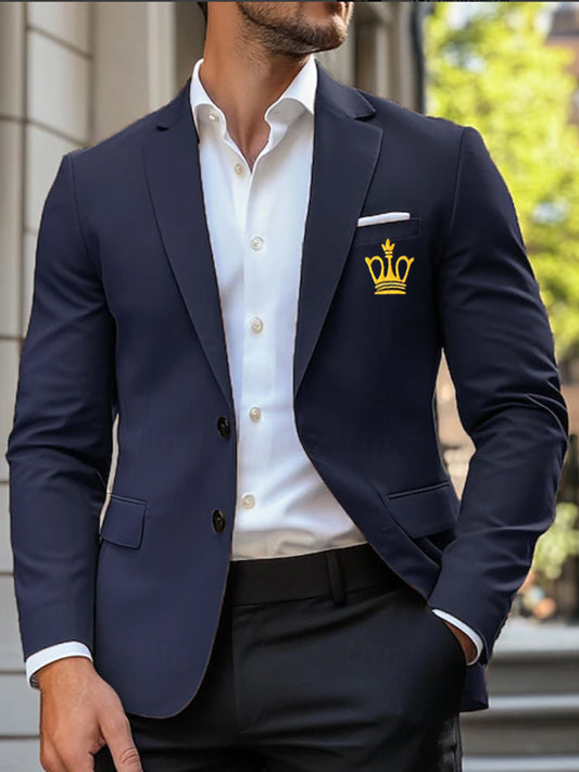 Męska kurtka biznesowa w stylu vintage