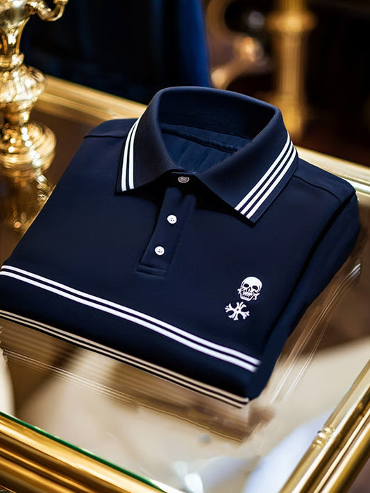 Męska koszulka polo Vintage Holiday Business Casual