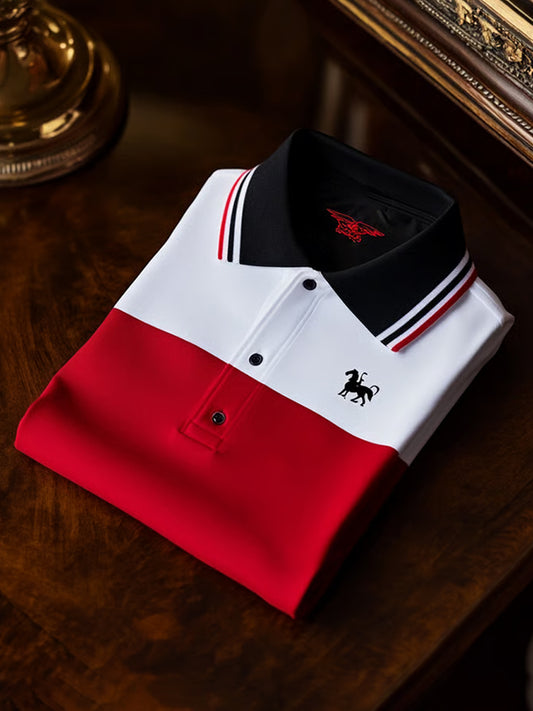 Męska koszulka polo Vintage Holiday Business Casual