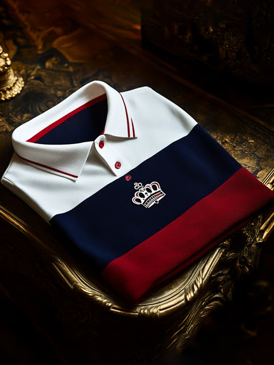 Męska koszulka polo Vintage Holiday Business Casual